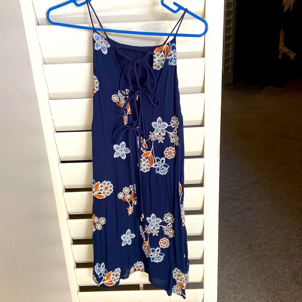 Floral embroidered Swing Dress